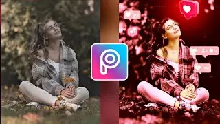 Red effect photo editing | Instagram likes, follower editing | picsart tutorial | SBG editor