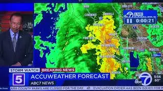 California weather LIVE UPDATE ( 6 PM, PST ) heavy rain, NO POWER OUTAGES, Wednesday January 4🙏🫣🤞