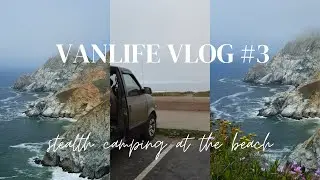Stealth Camping At The Beach | Vanlife Vlog #3