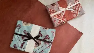 Gift Wrapping using Handkerchief: Eco-friendly & Usable gift wrapping