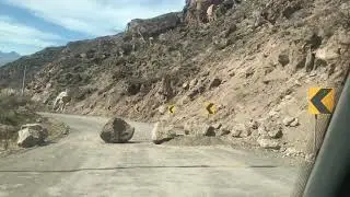 Santa Isabel rock slide