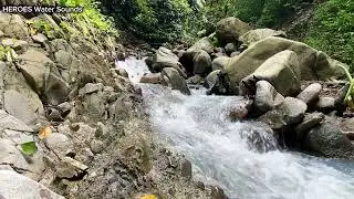 Waterfall Sound in Open Nature