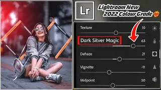 Dark Silver Magic❤️&zwj;🔥 | Lightroom photo editing tutorial 2022 ||preset download free || lr editing