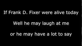 jason mraz - Frank D. Fixer lyrics