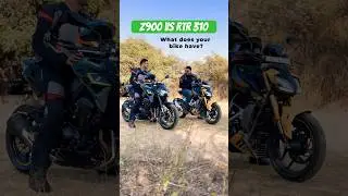 TVS Apache RTR 310 Rider Mocks Kawasaki Z900 Owner | Wait Till The End | BikeWale #shorts