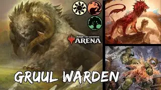 Gruul Warden - Naya Mutation in MTG Arena Standard BO3