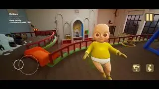 baby in yellow crown childcare gameplay [👑👶]