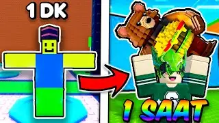 SIFIRDAN 1 SAATTE OYUNU BİTİRDİM! - Roblox Escape Tsunami For Brainrots!