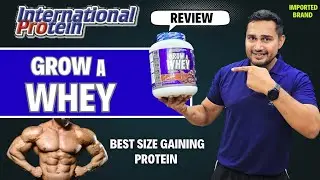 International protein Grow A whey REVIEW | imported protein supplements | best protein powder |