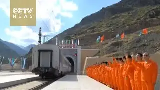 Central Asia's longest railway tunnel in Uzbekistan