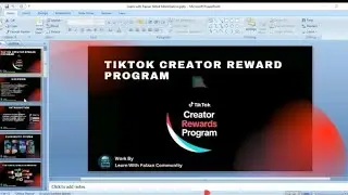 *Tiktok Monetization By LWF | Class 1 Introduction**Date:*28 August 2024*Class Link