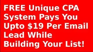 CPA Email Submit Offer Pays $19 Per Email Lead