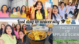 Last day in university 🎓| යාලුවෝත් එක්ක රවුමක් |වව්නියාව කොහොමද ..🥹🥰🩷