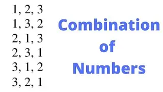 C program to print combinations of Numbers