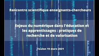 Rencontre Enseignants-Chercheurs IMSIC / Mars 2021