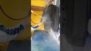 #short Cuci Jas pakai Cara steam / cara buat