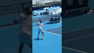 Stefanos Tsitsipas at the #cincinnatiopen
