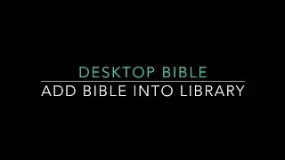 Desktop Bible - Add Bible into App Library | Inspiring-Life Technologies Pvt. Ltd.