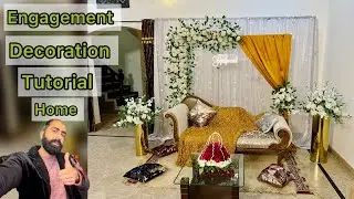 Happy Engagement Flowers Decoration ideas at home 🏠 