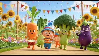 Vegetable Veggie Spelling Song A to Z | ABC Veggie Song, Kids Learning, Nursery Rhymes & Baby Songs