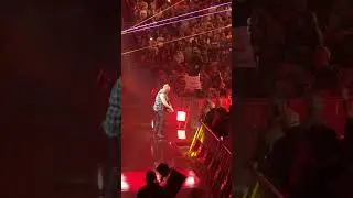 BROCK LESNAR LIVE ENTRANCE AS NEW WWE CHAMPION ! WWE MONDAY NIGHT RAW GREENVILLE SC 1/3/22