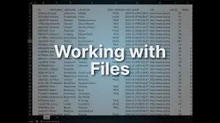 EMP User - Working With Files (File Manager, source file)