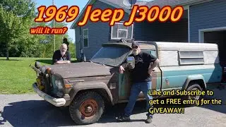 We bought a 1969 Jeep J3000 Gladiator sight unseen. Can we get is running again? #jeep #automobile