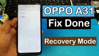 How to fix oppo a31 stuck recovery mode done☑️,restoration phone oppo a31