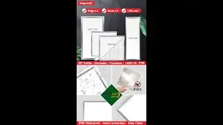 Edge lit 30120 LED Flat Panel Lights SuperLED