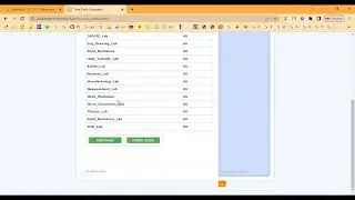 Random Timetable Class Schedule Generator in PHP
