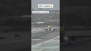 Spirit Ignoring The Tornado Warning #spiritairlines  #tornadowarning  #airport #atc #planespotting