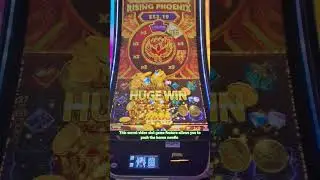 Video slot tip.  Press the spin button to push the bonus wheel needle to win more money #slotwin