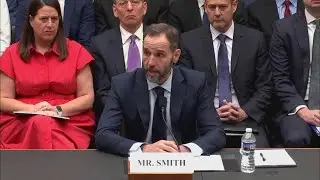 Smith defends his Trump investigations at a House hearing