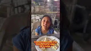 Cuando amenazas a tu sobrina con el viejo de la bolsa