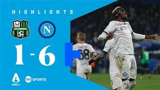 Victor Osimhen hits hat-trick 🔥 | Sassuolo 1-6 Napoli | Serie A Match Highlights 🇮🇹