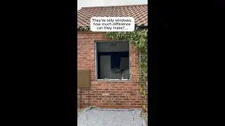 uPVC sliding sash window install transformation