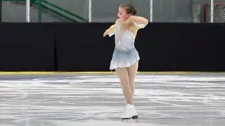 Annabelle Wilkins | Novice Women Short Program | 2025 Midwestern Sectional Singles Final