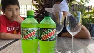 TheChanClan Eats: Mountain Dew Zero Sugar vs Diet Mountain Dew Taste Test - February 2020