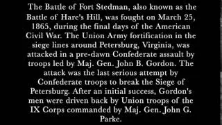 152nd Anniversary of the Battle of Fort Stedman