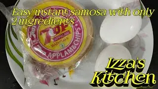 Instant egg samosa using only 2 ingredients