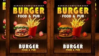 Professional Flyer Designing in CorelDRAW | Modern Flyer Design Ideas in CorelDRAW