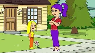 Naughty Little Girl (Episode 34: She Poop on a Neighbour's Door) (Remake in Goanimate version)