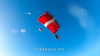 SKYDIVING from a PARAMOTOR?! - An FPV Drone Experience