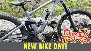 New Bike Day - Bike Check & First Ride - 2022 Specialized Enduro Comp + Mods