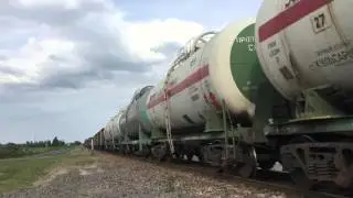 Field tests of GE Evolution Series ES44ACi (ТЭ33А) type locomotive at PKP LHS (June the 18th, 2015)
