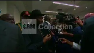MANDELA MEMORIAL:GOODLUCK JONATHAN ARRIVAL