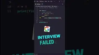 Python GOOGLE INTERVIEW FAILED! 😢 BUT WHY???😭 