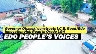 Governor Obaseki constructs I.C.E. Road/Edo Innovation Hub Road in Oredo LGA
