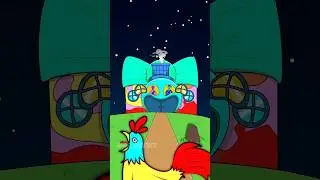 DOEY's Lucky Rooster 🐓 #poppyplaytime #doey #animation #shorts
