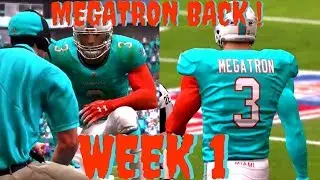 Madden 19 Career mode WR Ep 1- MEGATRON WR IS BACK AND BETTER THAN EVER ! **CRAZY DEBUT**